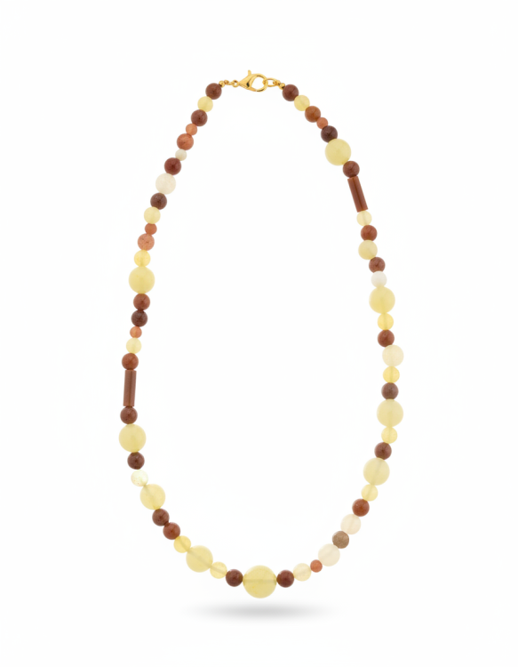 Naszyjnik z kamieni naturalnych