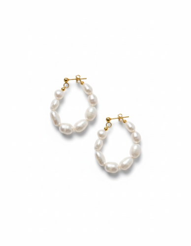 Kolczyki z pereł naturalnych