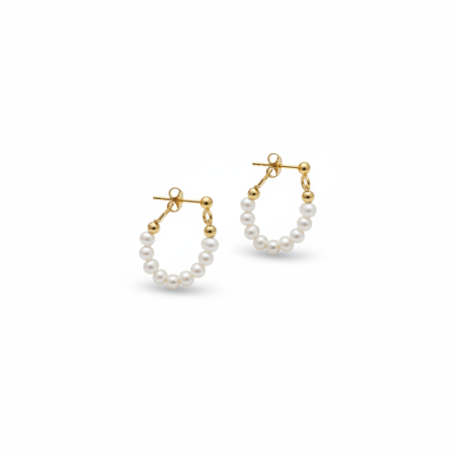 Kolczyki z pereł naturalnych