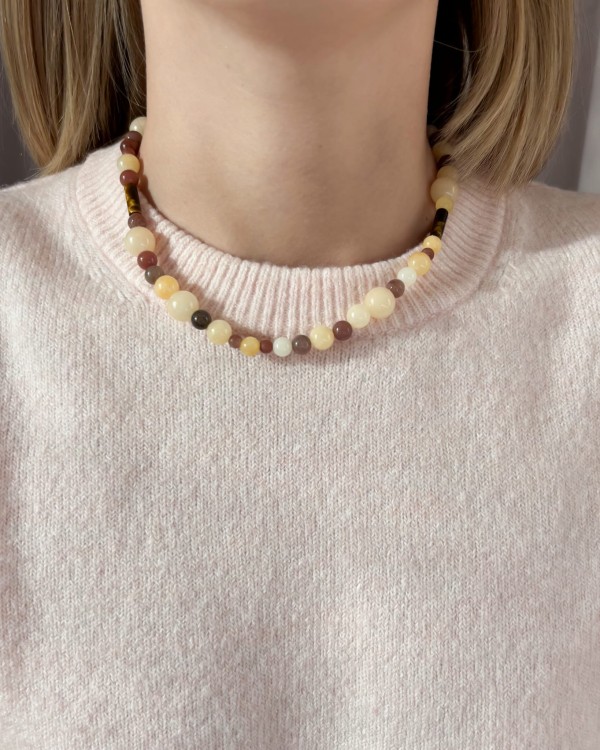 Naszyjnik z kamieni naturalnych