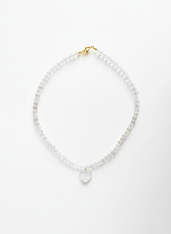 naszyjnik z kryształu górskiego